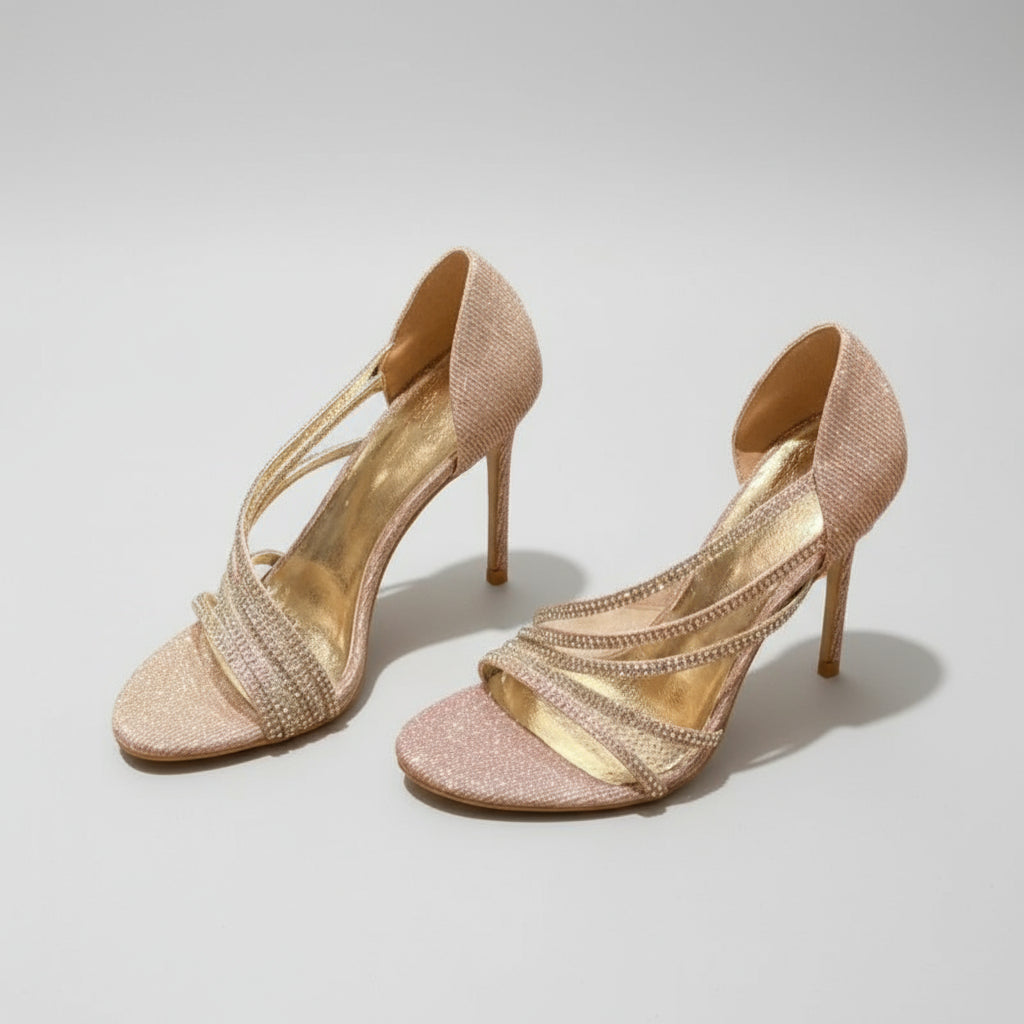 Rhinestone Pointed Toe Luxury Women Pumps Wedding Shoes Fashion