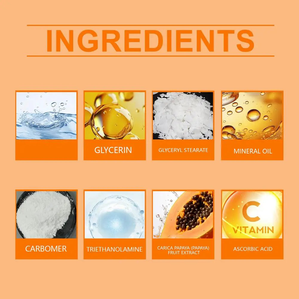 Papaya Whitening Cream Remove Freckle Lighten Dark Pigmentation