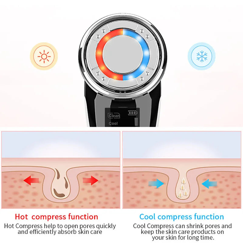 Facial Massager Microcurrent Face Massage Vibration Skin