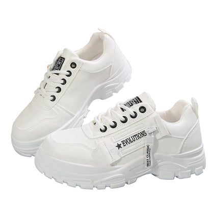 Sports Shoes With Side-Zipper Design Fashion