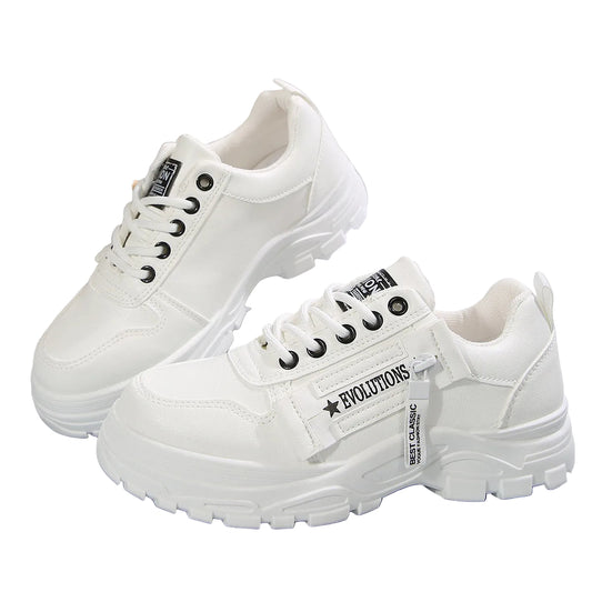 Sports Shoes With Side-Zipper Design Fashion