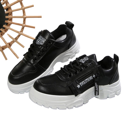 Sports Shoes With Side-Zipper Design Fashion