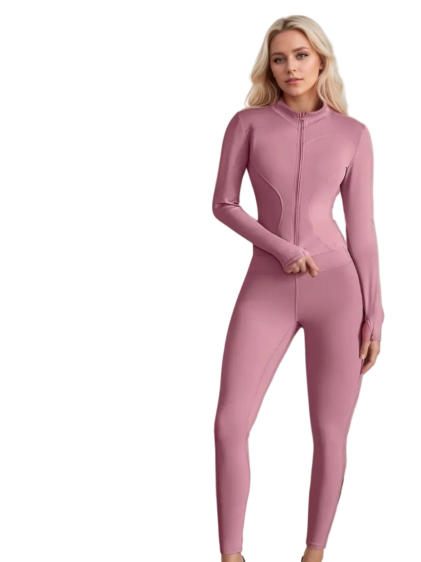 Women's New Fitness Running Suit, Long Sleeved Sports Jacket,