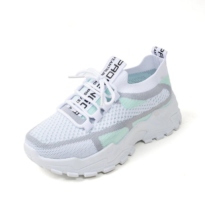 Shoes Women's Breathable Lace-up Sneakers