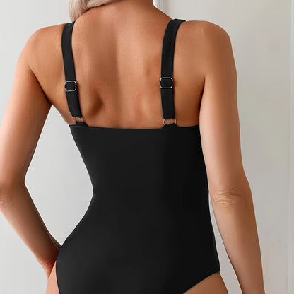 Womens European And American-style One-piece Swimsuit With A Backless Design To Flatter Your Figure