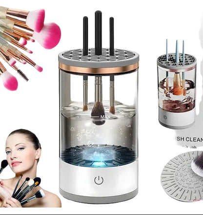 Automatic Brush Cleaner Electric Makeup Brush Cleaning Machine Fast Clean Dryer