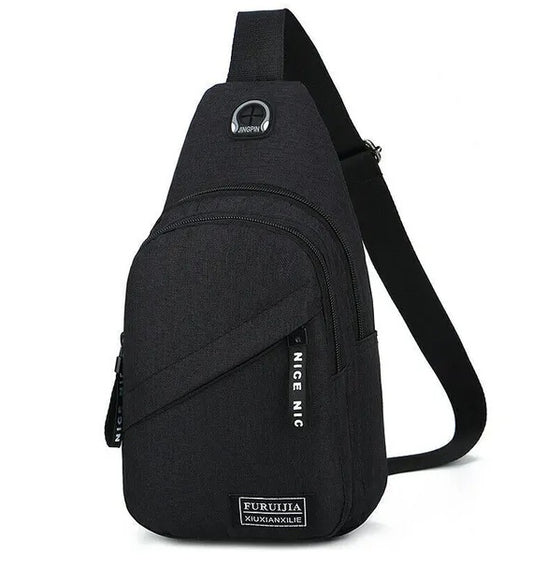 Men Women Sling Bag Chest Fanny Packs Cross Body Travel Sports Shoulder Backpack