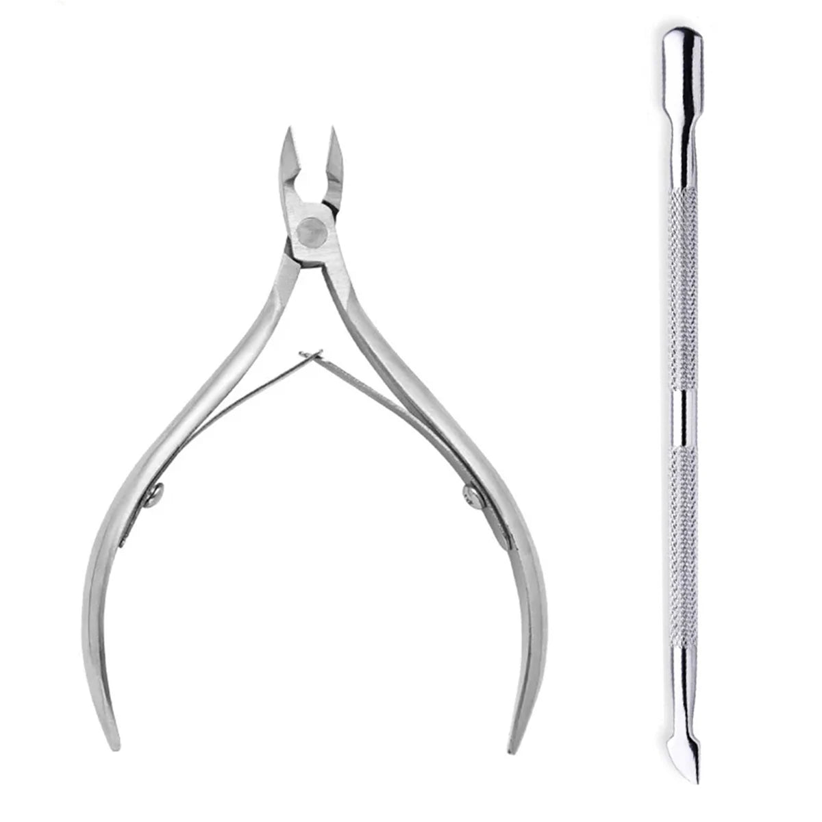 Set Professional Stainless Steel Nail Cutter Scissor Nippers