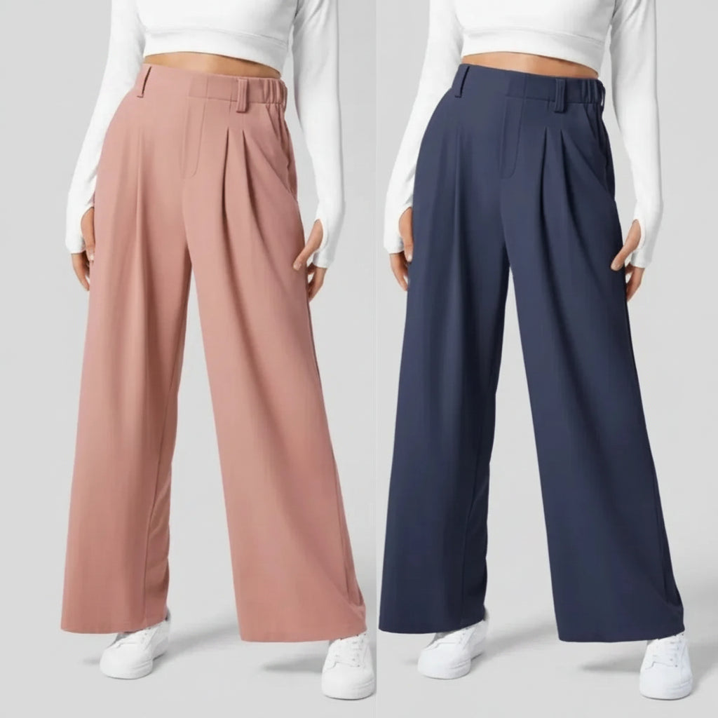 Trendy Fashion Ladies Straight Cargo Trouser Casual Street Wear High