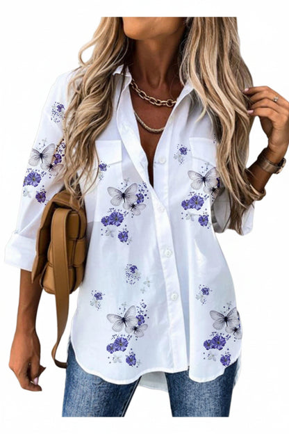 Women Shirt Loose Long Sleeve Shirt Women Casual