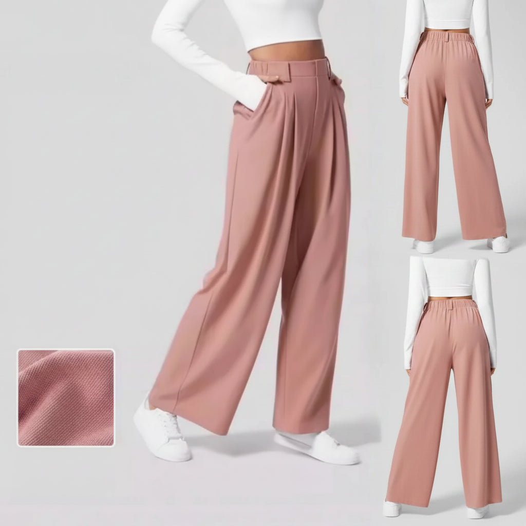 Trendy Fashion Ladies Straight Cargo Trouser Casual Street Wear High