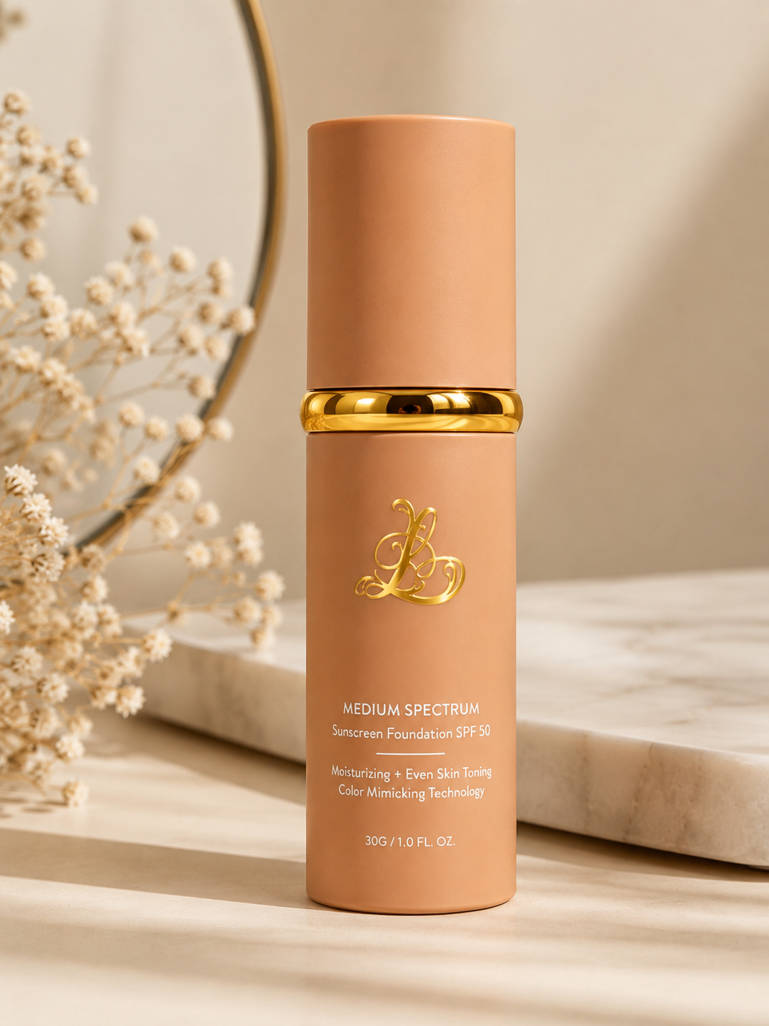 Four-in-one color-changing liquid foundation,with SPF50