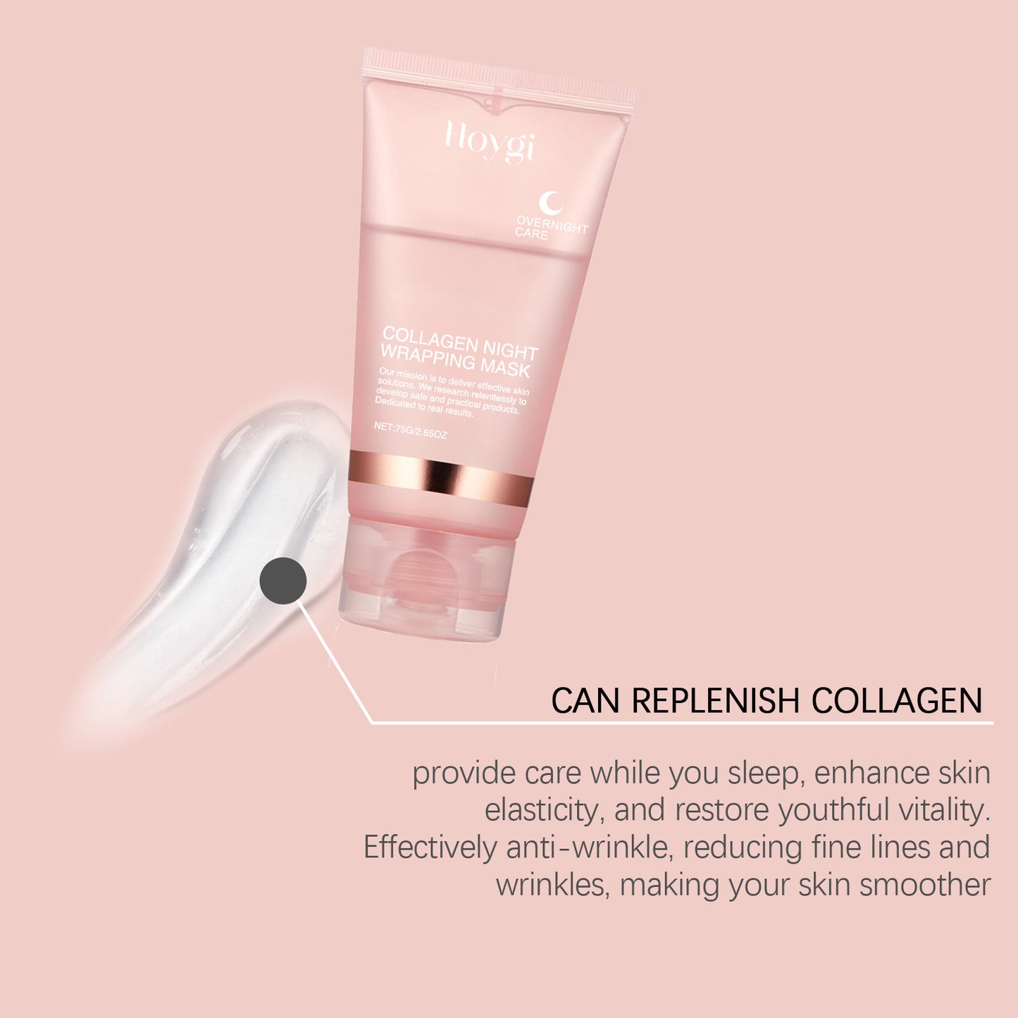 Collagen Overnight Wrapping Peel Off Facial Mask Set Korean