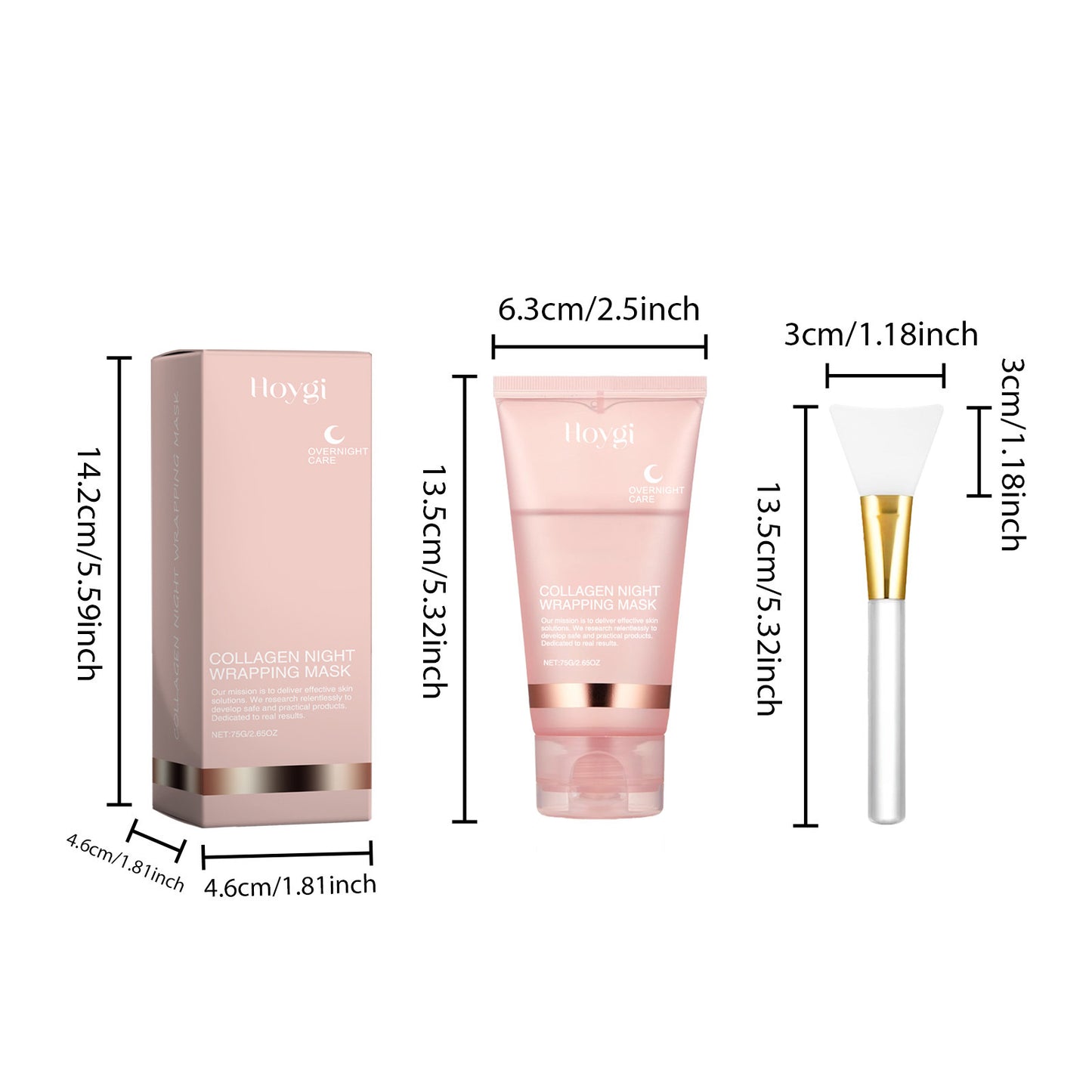 Collagen Overnight Wrapping Peel Off Facial Mask Set Korean