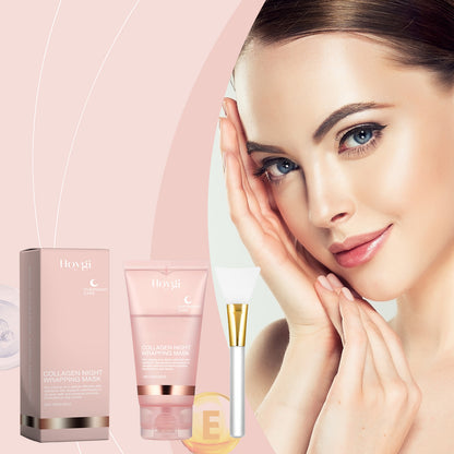 Collagen Overnight Wrapping Peel Off Facial Mask Set Korean