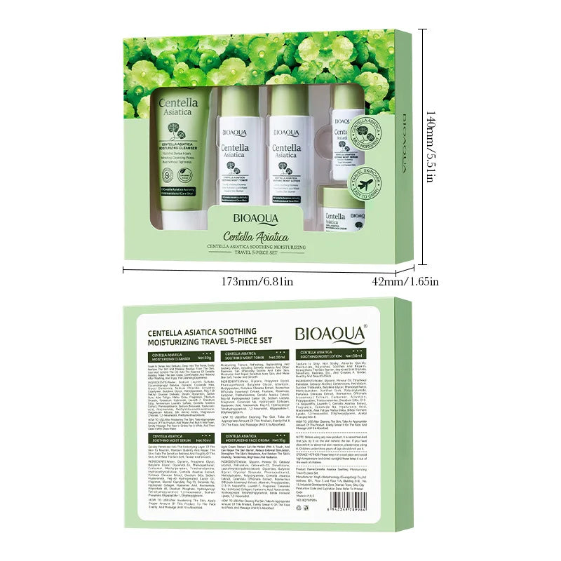 BIOAQUA Centella Asiatica 5-Piece Skin Care Set