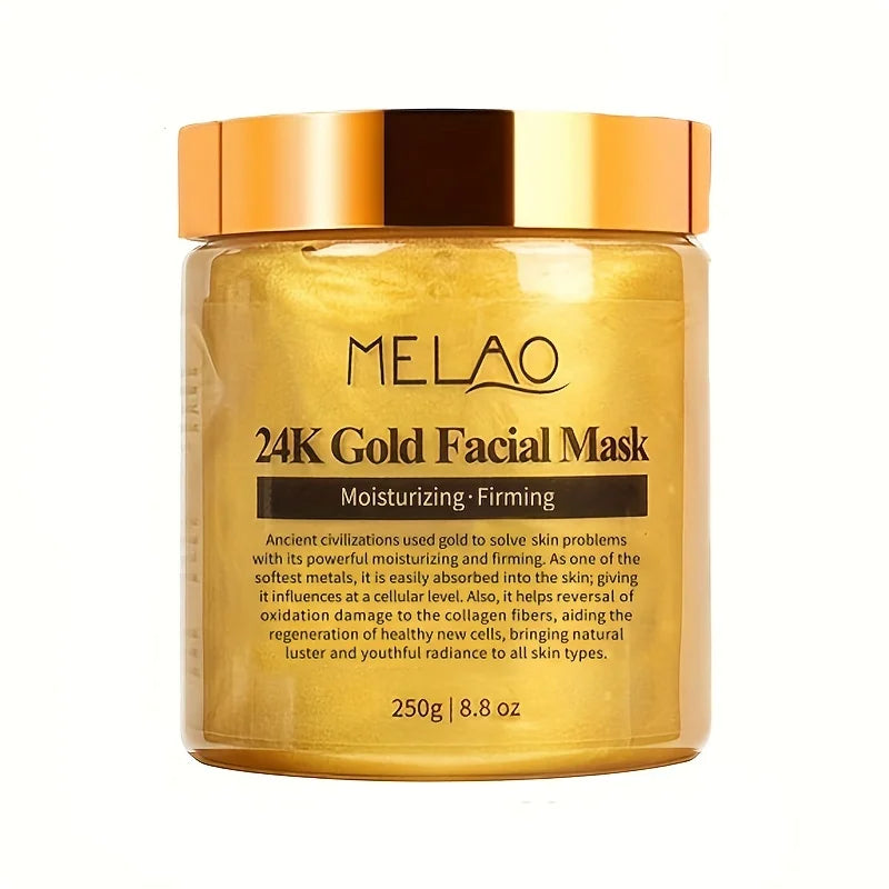 MELAO 24K Gold Collagen Face Mask – Anti-Aging & Moisturizing Treatment