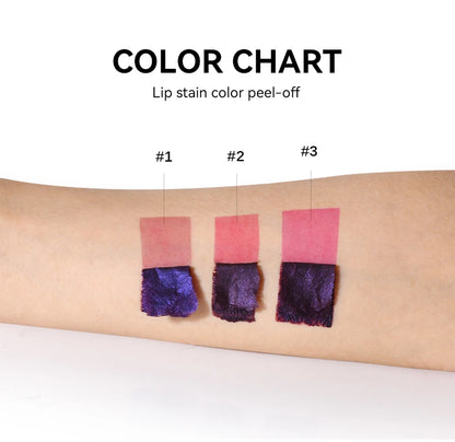 Peel Off Rose Pink Lip Gloss Matte Outline Contour Tattoo Lip Stain Waterproof