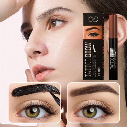 Tear-away eyebrow tint cream, smudge-proof, long-lasting