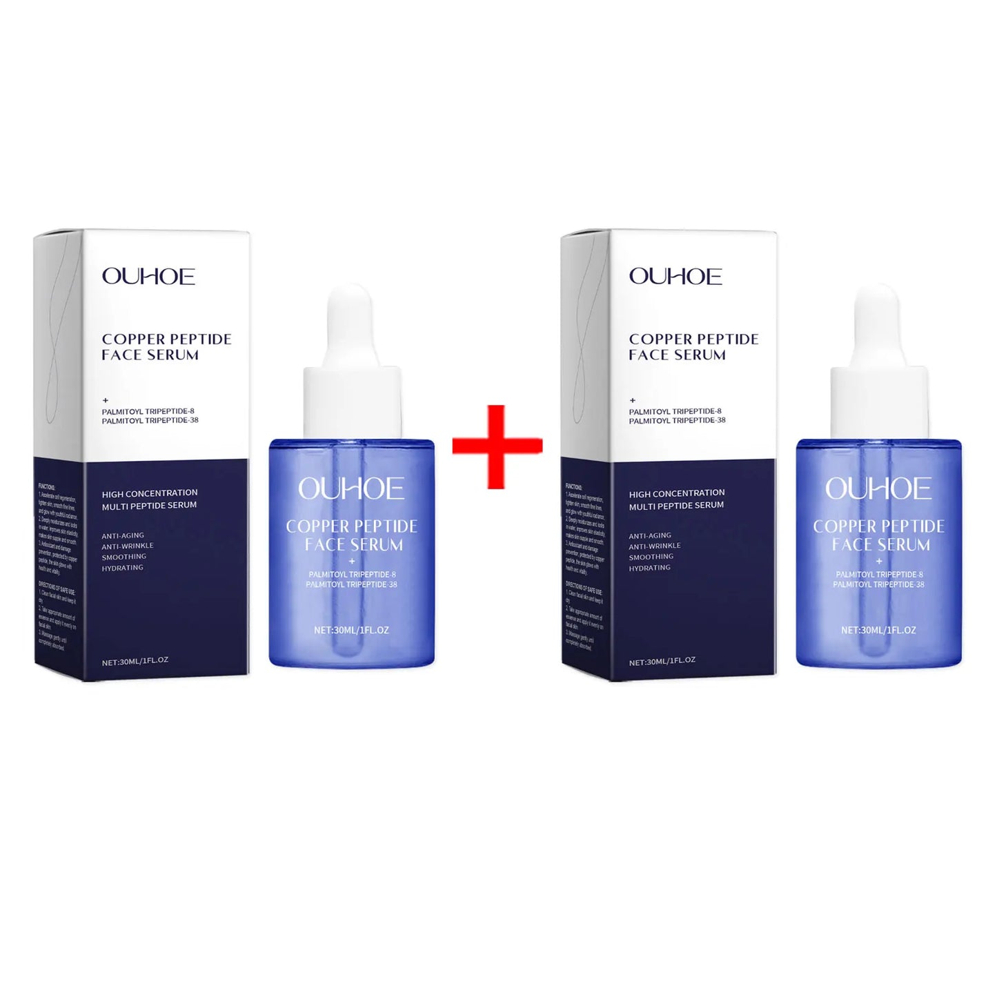 OUHOE Copper Peptide Anti-Aging Face Serum | 30ml / 60ml