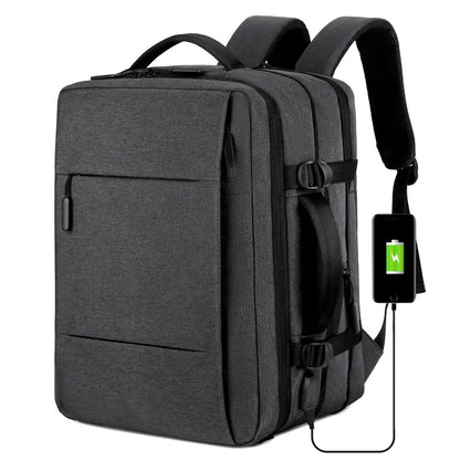 Large Capacity Backpack USB Charging Male Laptop Bagpack Waterproof