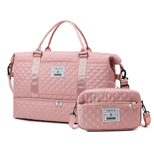Large Capacity Travel Duffle Bag Sports Gym Yoga Tote