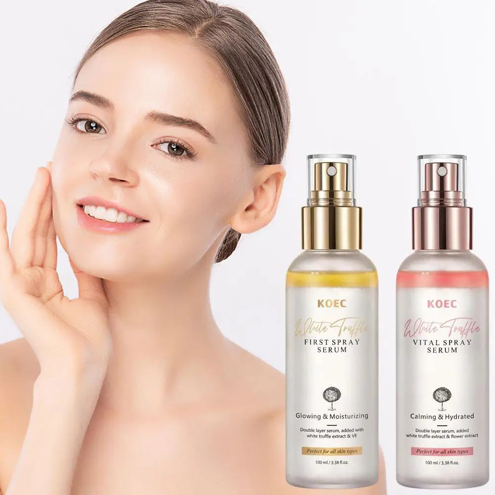 KOEC White Truffle First Spray Serum, Moisturizing Glowing Facial