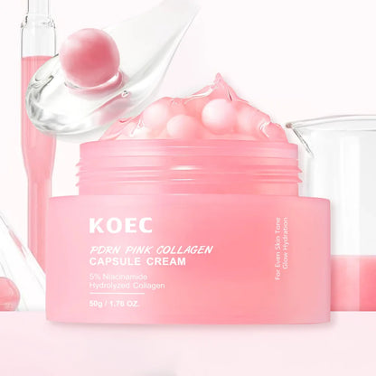 KOEC PDRN Pink Collagen Capsule Cream Anti-Wrinkle Hydrating Glowing