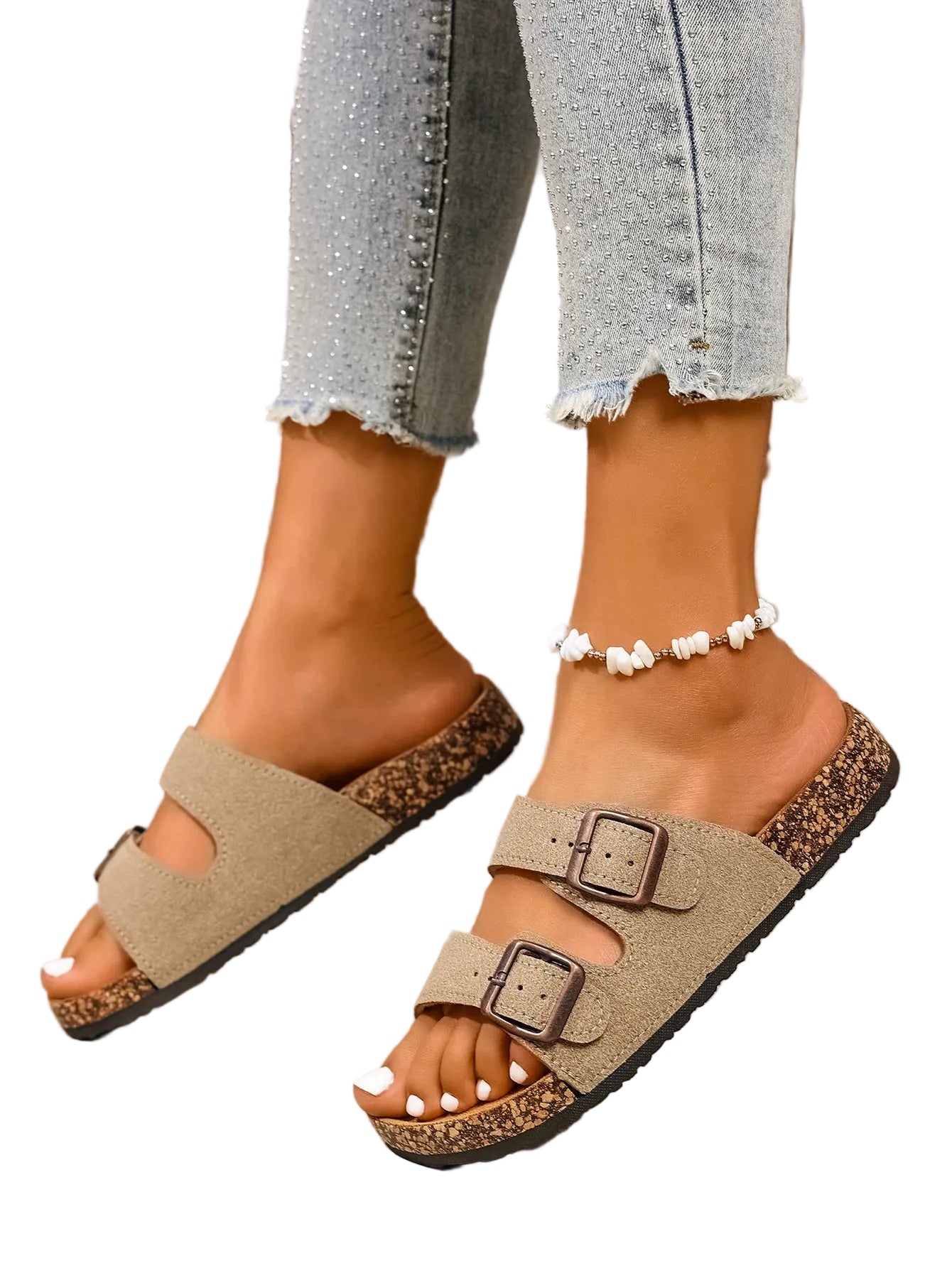 Women's Teen Mules New Spring and Summer Vintage Casual