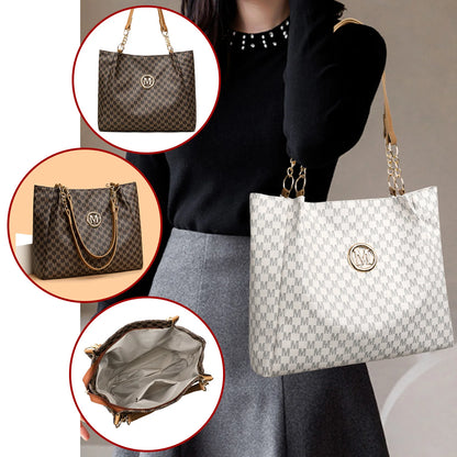 2pcs Women's Vintage Shoulder Bag Set Large Capacity