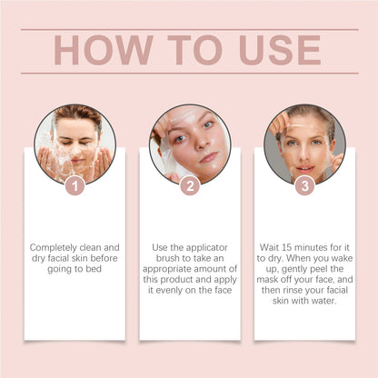 Collagen Overnight Wrapping Peel Off Facial Mask Set Korean