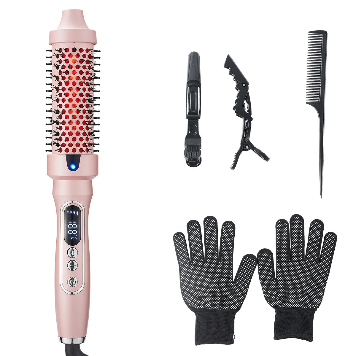 Infrared Heated Curling Brush
