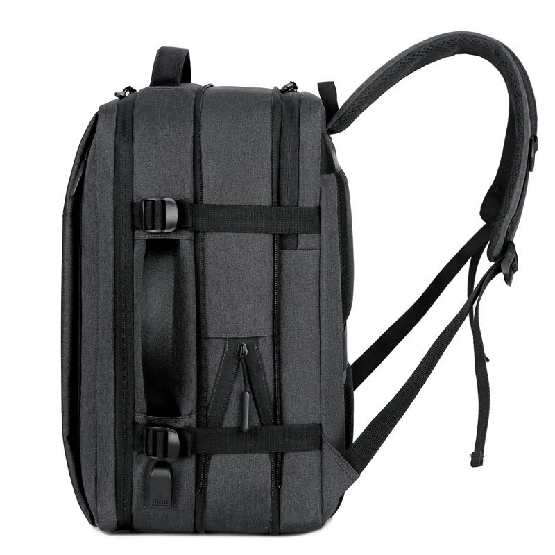 Large Capacity Backpack USB Charging Male Laptop Bagpack Waterproof