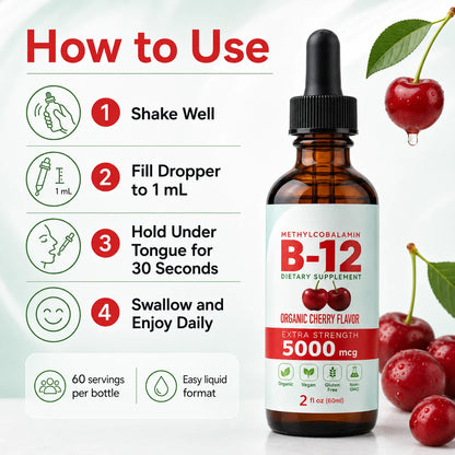 Vitamin B12 Drops 5000mcg