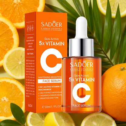 Sadoer Vitamin C Whitening Face Serum for Facial Moisturizing Anti Wrinkles