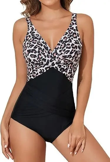 One-piece Swimsuit Women's High-waisted Tight
