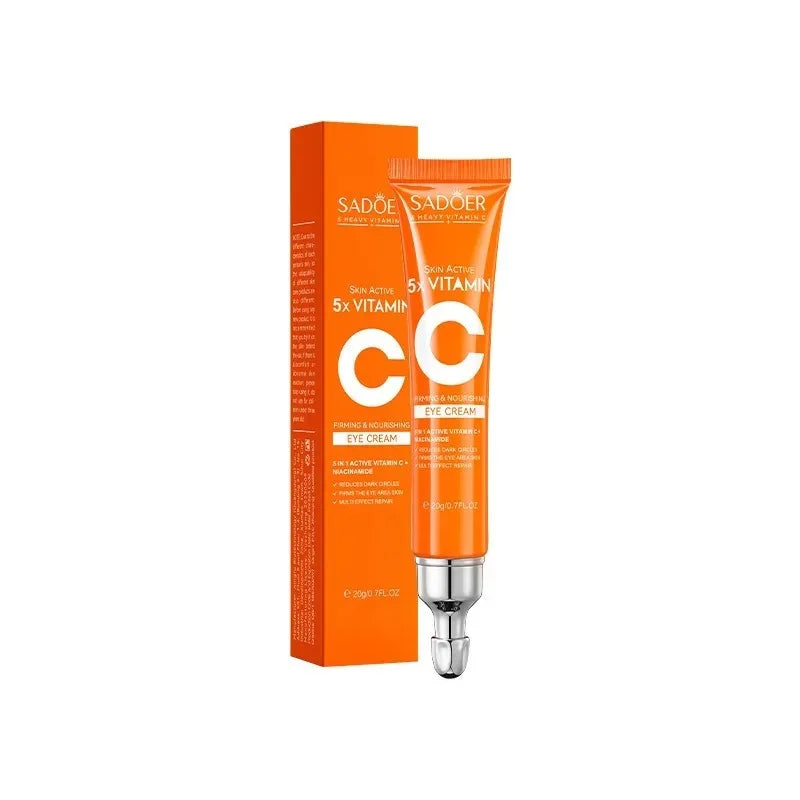 SADOER Vitamin C Eye Cream Anti Dark Circles Eyes Bags Remover