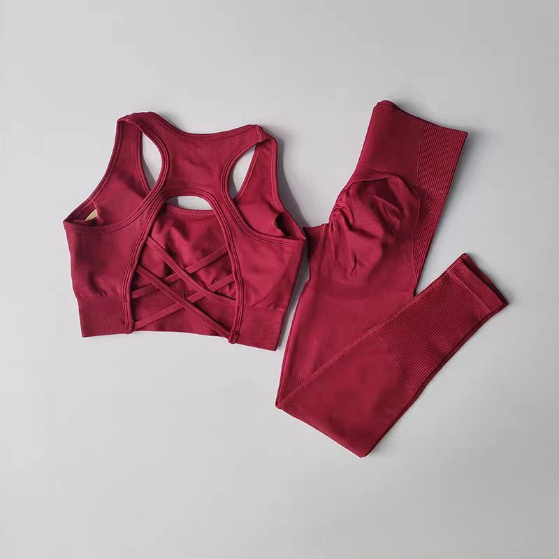 Shockproof Sports Bras Leggings Professional Fitness