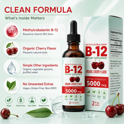 Vitamin B12 Drops 5000mcg