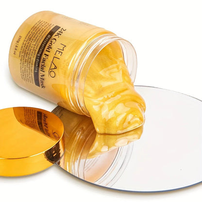 MELAO 24K Gold Collagen Face Mask – Anti-Aging & Moisturizing Treatment