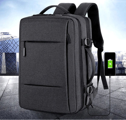 Large Capacity Backpack USB Charging Male Laptop Bagpack Waterproof