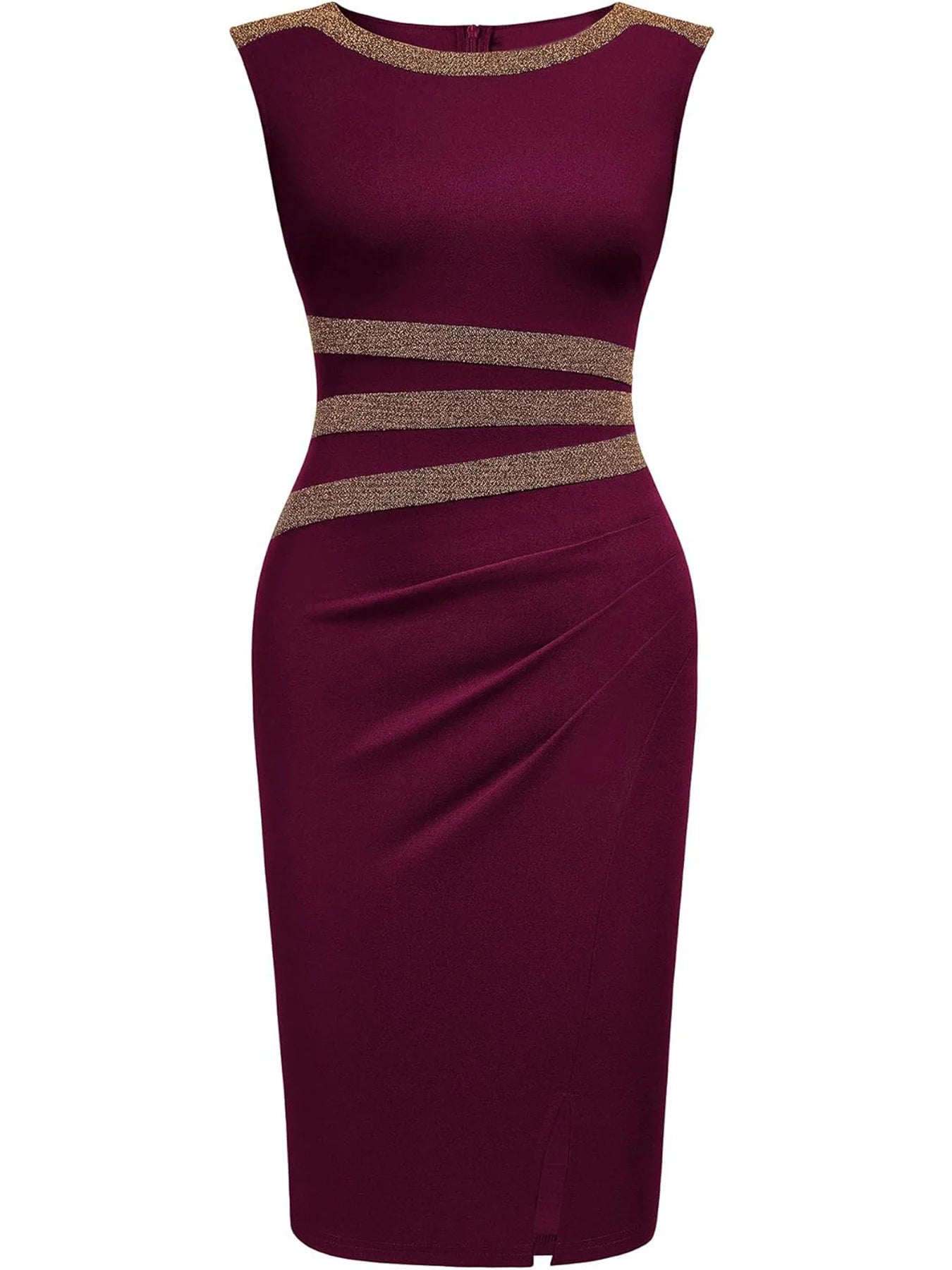 Vestido Elegante Sin Mangas | Bodycon Rodilla | Oficina y Casual