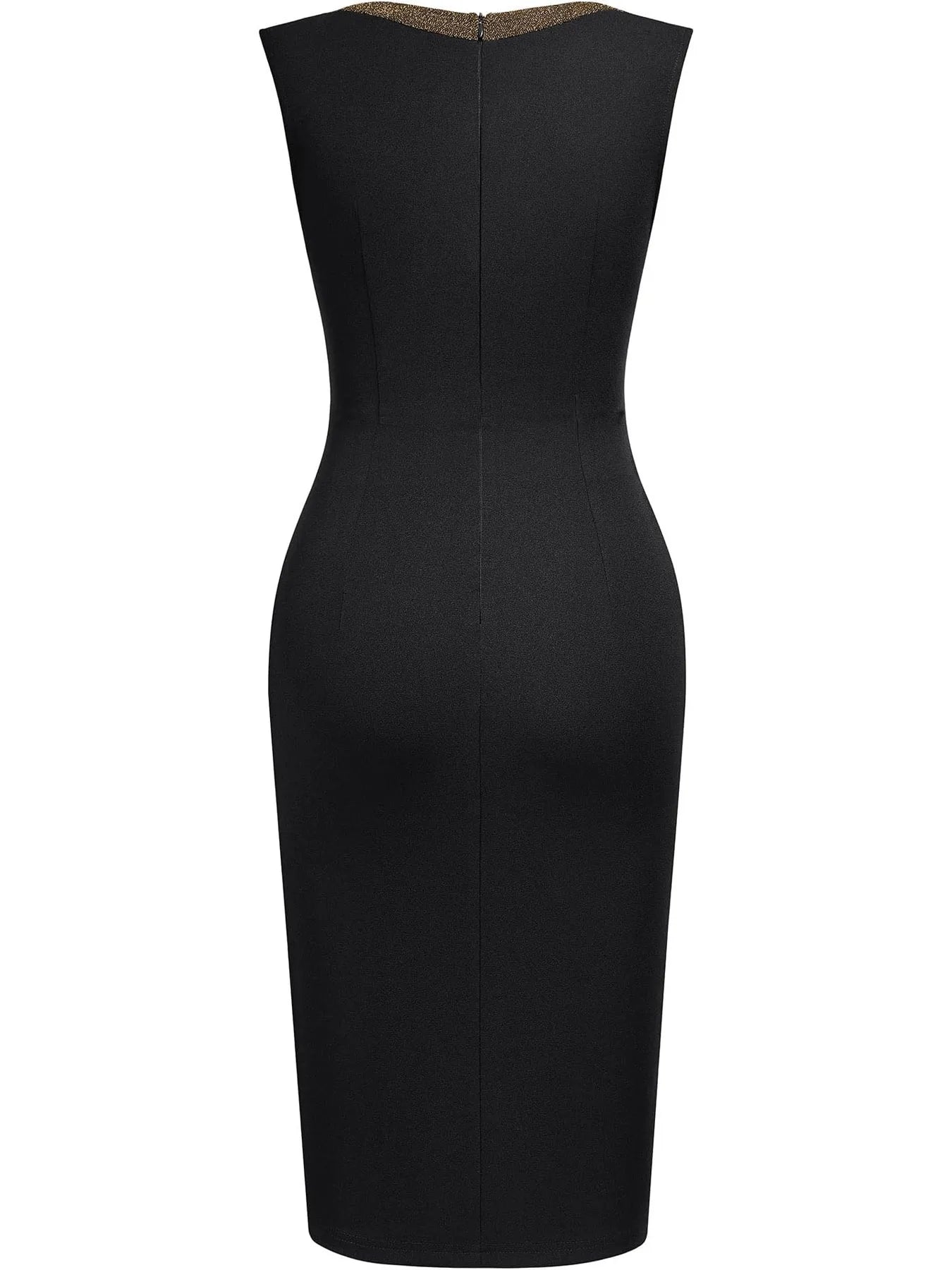 Vestido Elegante Sin Mangas | Bodycon Rodilla | Oficina y Casual