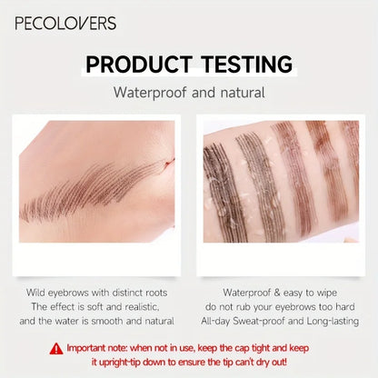 Eyebrow Pen Waterproof 4 Split Tip