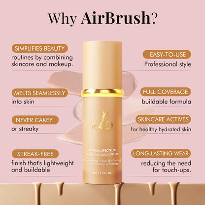 Four-in-one color-changing liquid foundation,with SPF50