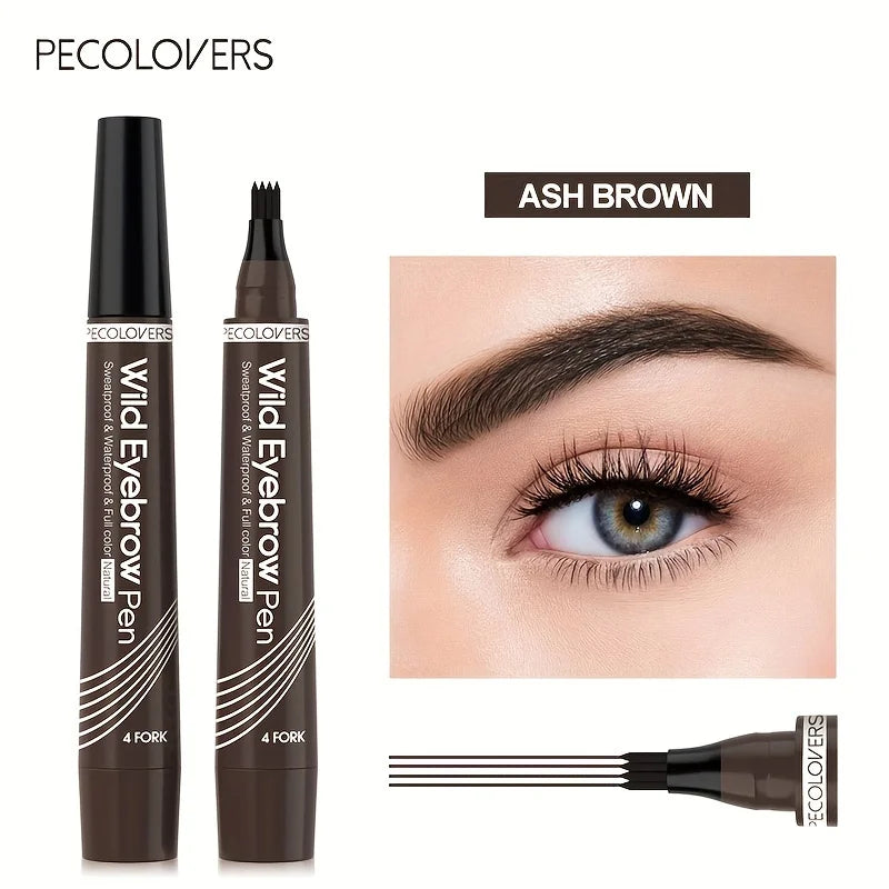 Eyebrow Pen Waterproof 4 Split Tip