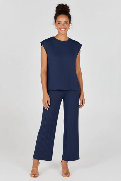 Women's 2-Piece Summer Set – Sleeveless Top & Wide Leg Pants (2025)