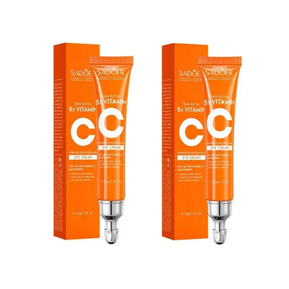 SADOER Vitamin C Eye Cream Anti Dark Circles Eyes Bags Remover