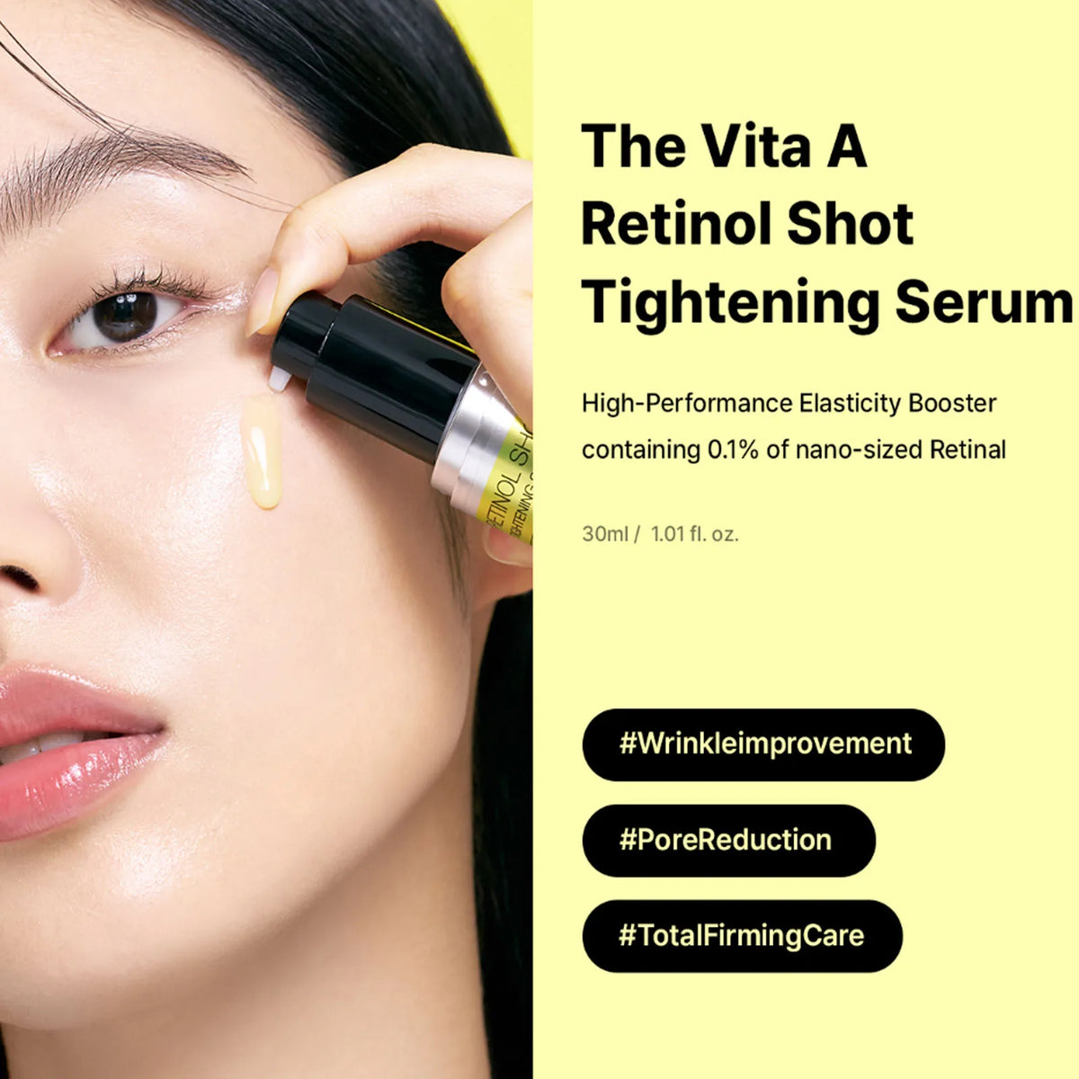 Korean Retinol Face Serum & Eye Cream – Firming, Anti-Wrinkle & Dark Circle Repair