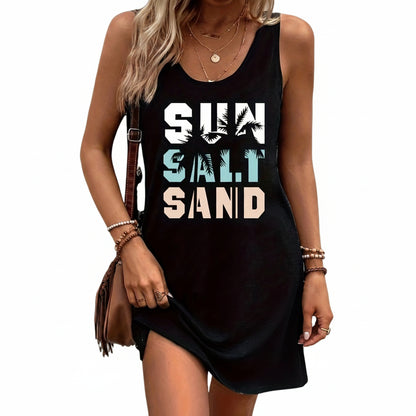 Vestido sin mangas de verano para mujer